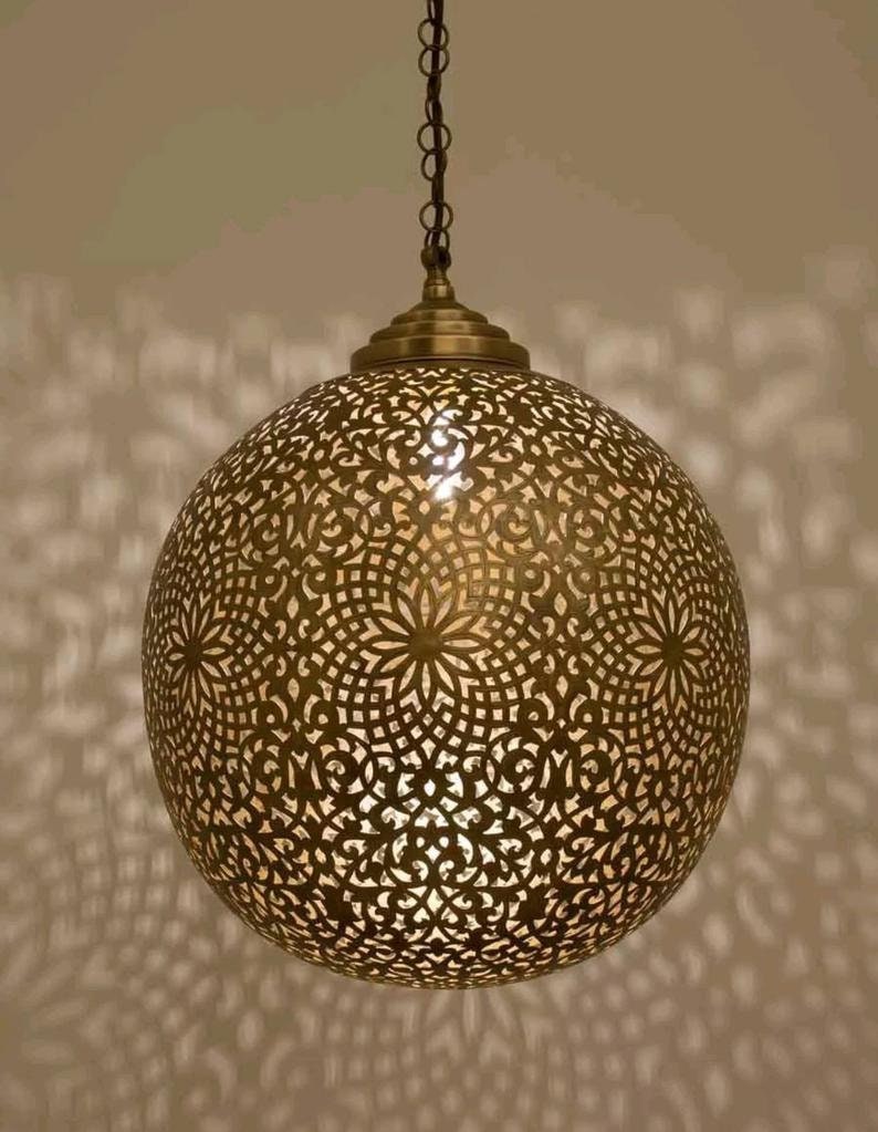 Modern Moroccan Ceiling Lights Pendant Lamp Fixture Lantern Etsy