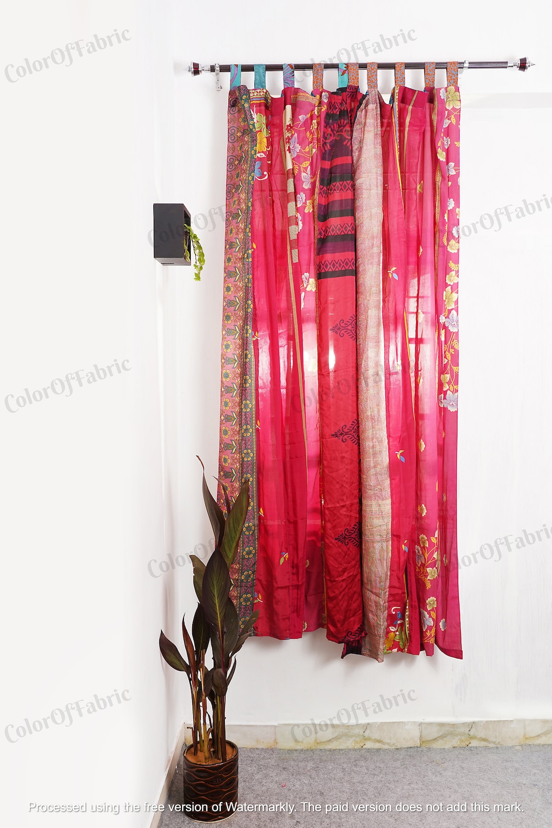 EXPRESS SERVICE of Indian Vintage Old Silk Sari Fabric Made Theme ...