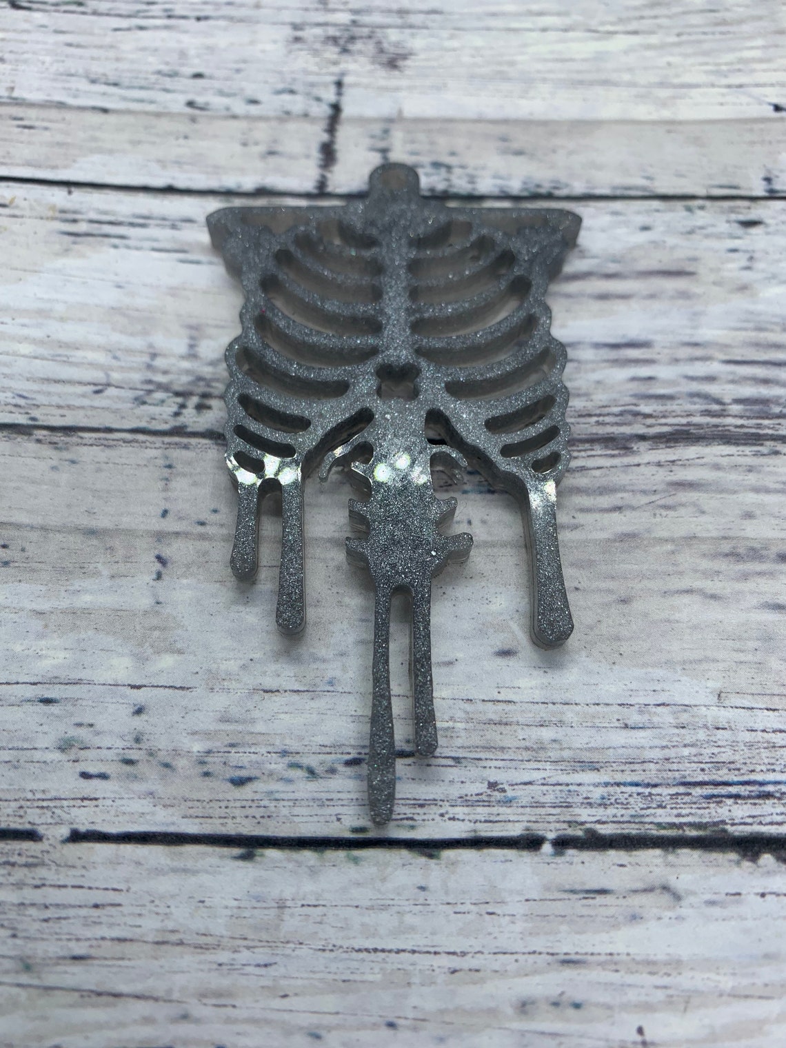 Skeleton keychain custom keychain Halloween keychains resin Etsy