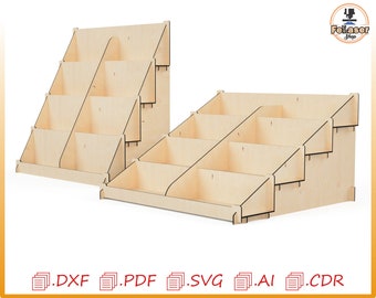 Laser Cut Display Stand SVG: Digitale Vorlage (3 mm)