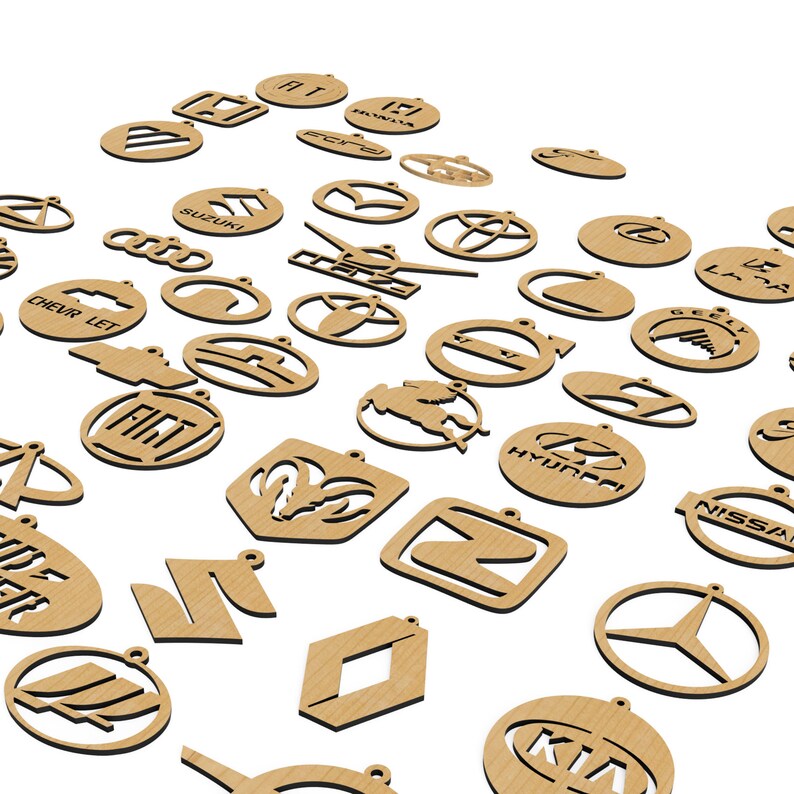 Download Keychains laser cutting vector files dxf svg cdr pdf cnc ...
