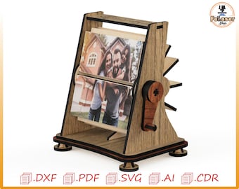 Laser Cut Flipbook Frame SVG | DIY Animated Photo Frame | CNC File