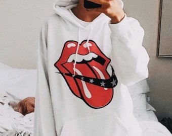 rolling stones nike swoosh sweatshirt