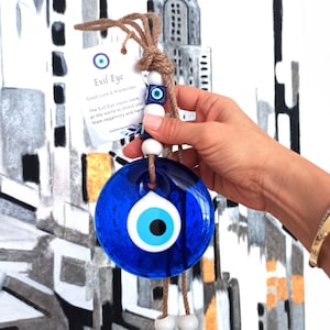Evil Eye Wall Decor, Evil Eye Home, Evil Eye Door Hanger, New Home Gifts, House Protection, Gifts for her, Turkish Eye Hanging, Porch Decor