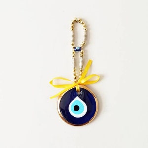Gold Evil Eye Wall Decor, Evil Eye Hanging, Christmas Gifts, Nazar, Turkish Amulet, Blue Evil Eye, Lucky Eye, Evil Eye Home, New Home Gifts