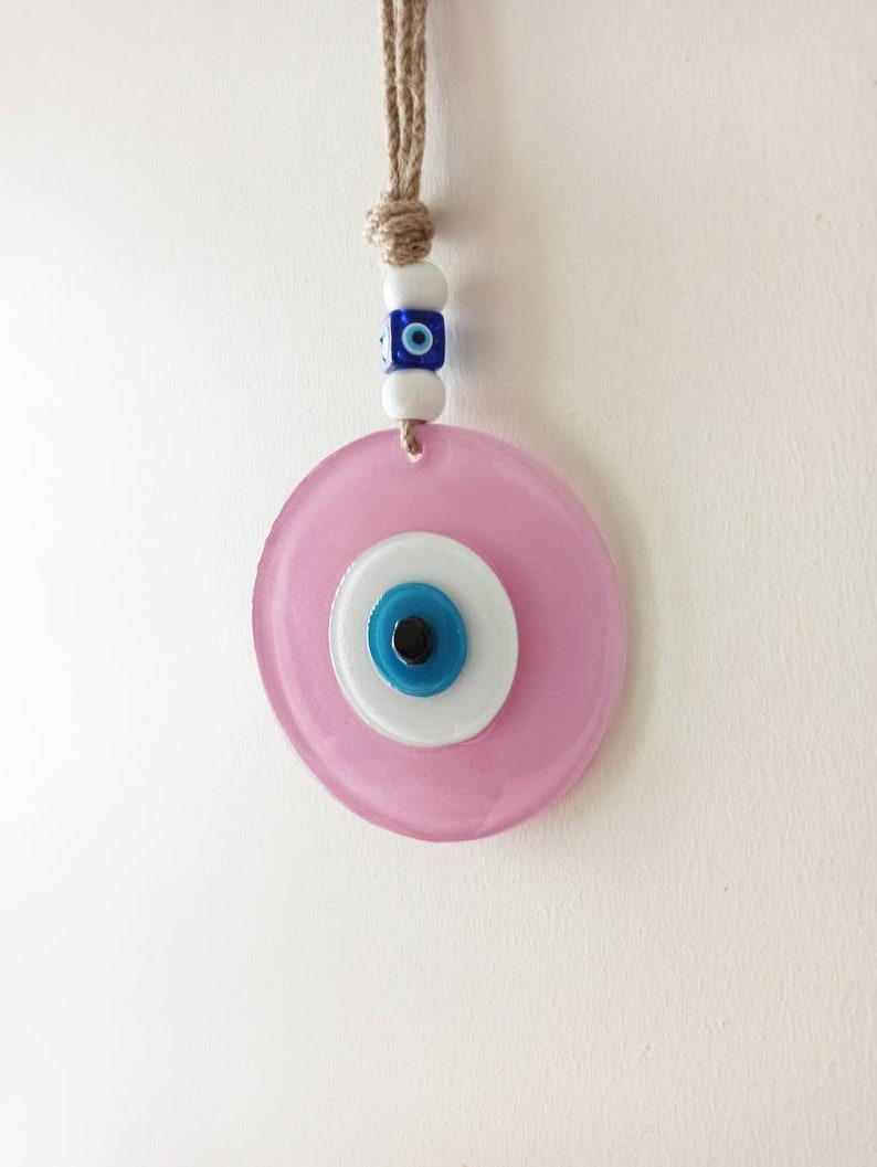 Evil Eye Wall Decor Pink Evil Eye Evil Eye Hanging Evil Eye | Etsy
