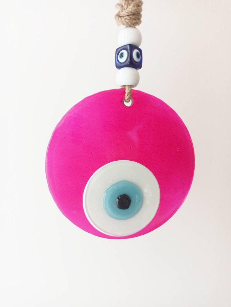 Evil Eye Wall Decor Pink Evil Eye Hanging Nursery Room | Etsy