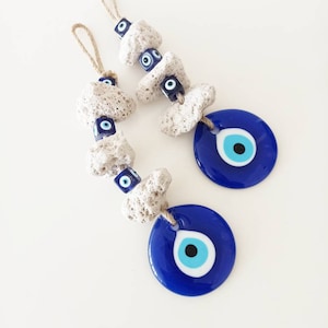 Blue Evil Eye, Evil Eye Wall Hanging, Evil Eye for Home, Nazar Decor, Evil Eye Protection, Turkish Eye, Amulet Talisman, Greek Evil Eye