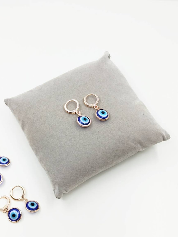 Turkish evil eye earrings sale