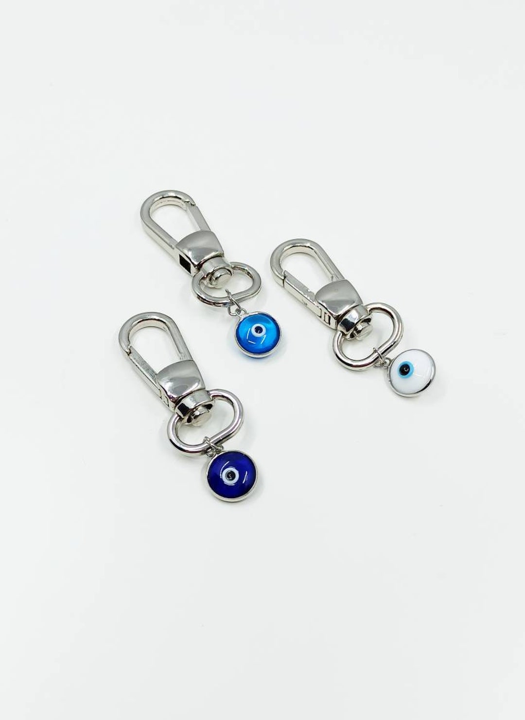 12 Stück Haustier Halsband Anhänger - Böser Blick & Herz Charm