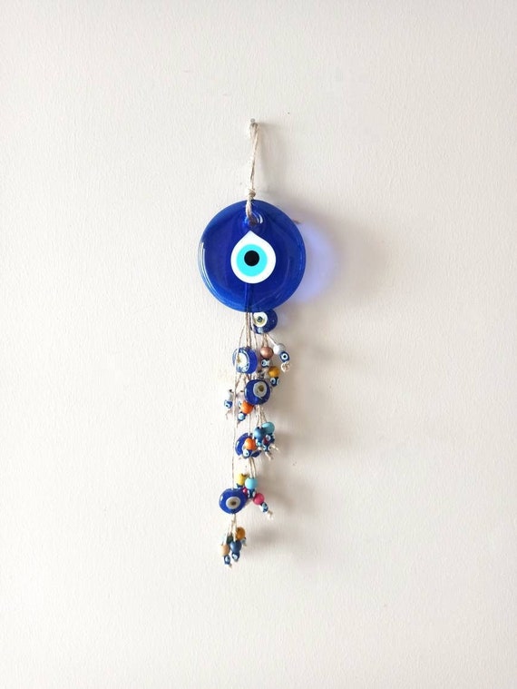 Evil Eye Wandbehang, Evil Eye Deko, GlasMalerei Böser Blick, Fused Glass  Evil Eye, Modern Evil Eye, Türkisches Auge, Griechisches Auge, Nazar -   Schweiz