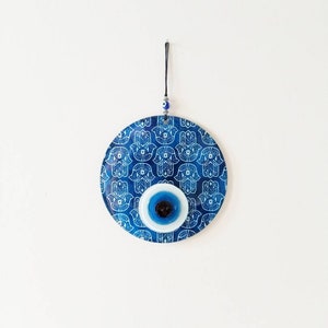 Evil Eye Hanging, Hamsa Wall Decor, Window Hanging Decor, Hamsa and Evil Eye, Hand of Fatima Art, Hamsa Amulet, Nazar, Turkish Decor