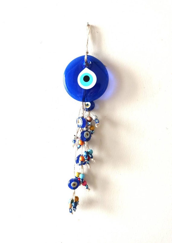 Blaues Auge Dekor, Türkisches Auge, Böse Auge Tür Aufhänger, Böse Auge  lange hängend, Türkisch Nazar, Böse Auge Perle, Nazar Amulett, griechisches  Auge - .de