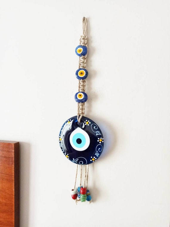 Große runde Perle, große Evil Eye Decor, türkische Auge hängen