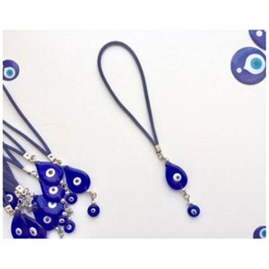 Amuleto para espejo retrovisor de coche con forma de ojo turco, colgante para coche, amuleto Nazar, ojo turco, protección contra el mal de ojo para coche, amuleto para coche, Nazar, colgante con forma de ojo turco