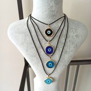 Evil Eye Necklace, Evil Eye Choker, Blue Evil Eye Necklace, Turkish Eye, Black Evil Eye, Nazar Necklace, Gold Evil Eye, Evil Eye Protection