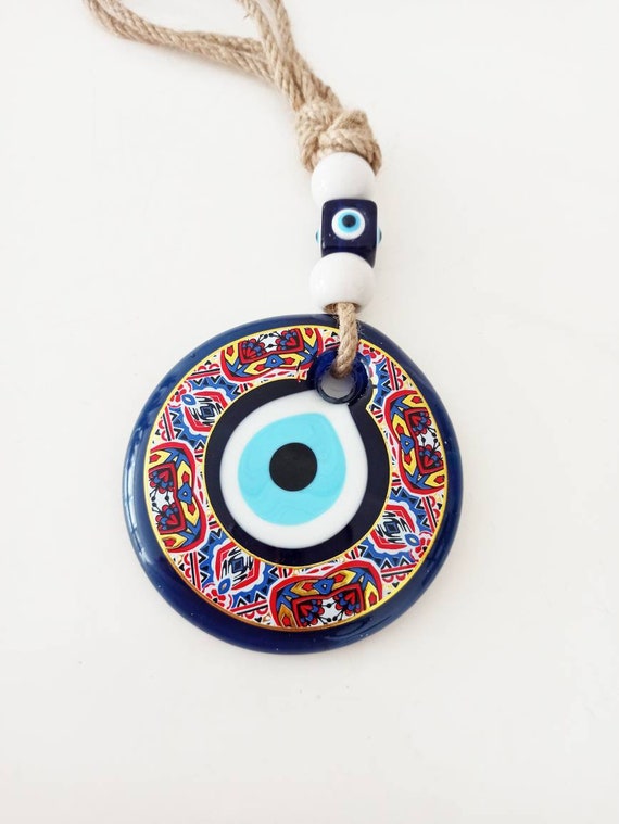 Evil Eye Hanging Decor, Authentisches Böses Auge, Türkisches Auge  Wandbehang, Schutz Talisman, Nazar Geschenk, Evil Eye Charm, Amulett, Evil  Eye Tür - .de