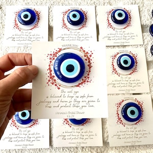 Recuerdos con imán de mal de ojo, regalos de boda para invitados, regalos de quinceañera, baby shower, bautismo, novia, regalos personalizados, boda griega