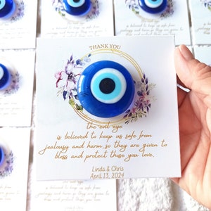 Evil Eye Wedding Favors, Magnet Favors for Guests, Unique Wedding Favors, Baby Shower, Baptism, Bridal, Personalized Favors, Greek Wedding