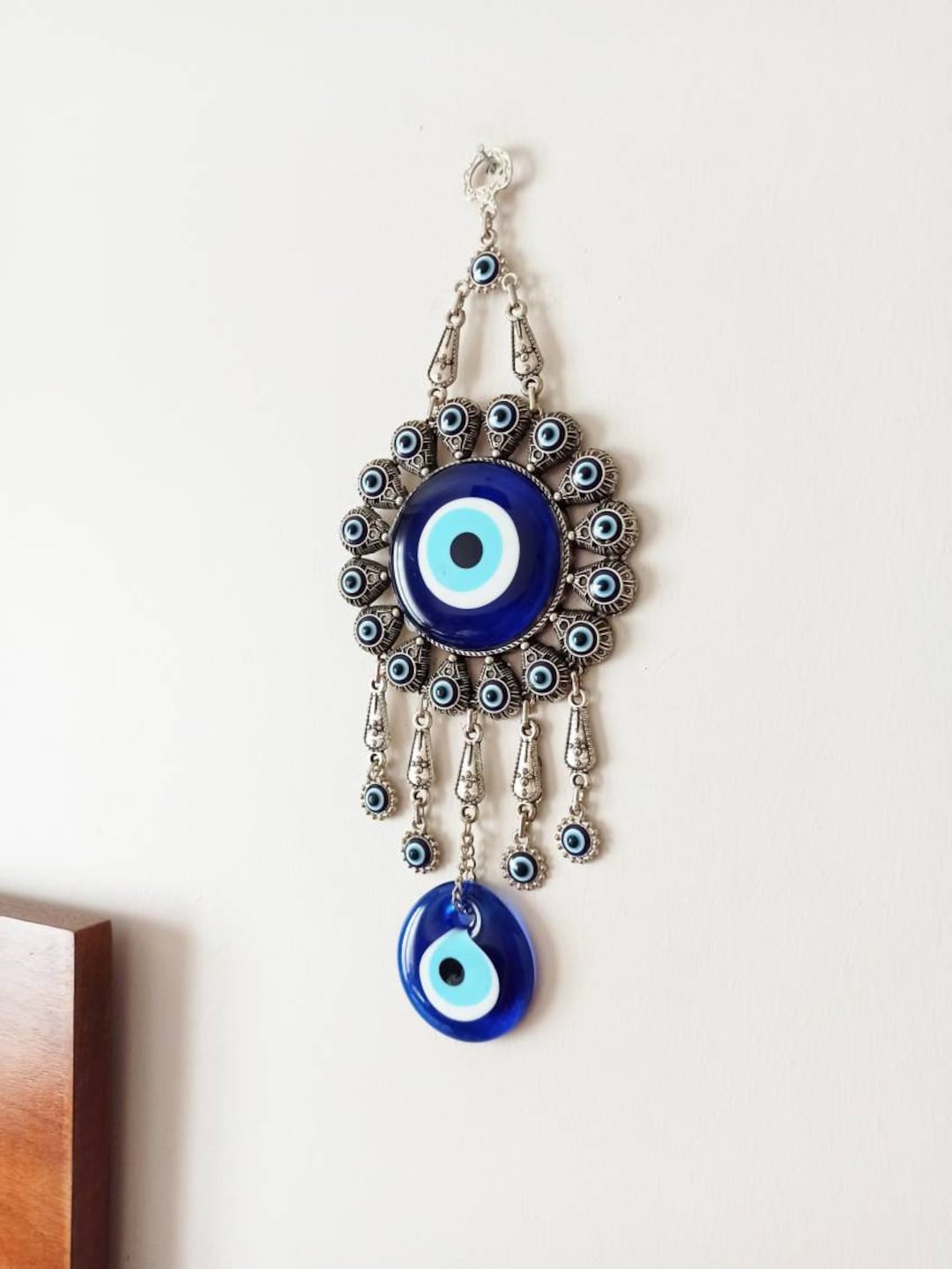Evil Eye Wall Hanging Large Evil Eye Evil Eye Decor Turkish Etsy