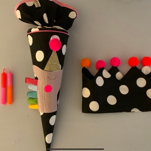 Zuckertüte/ Geschwistertüte/ Schultüte Dots Bild 5