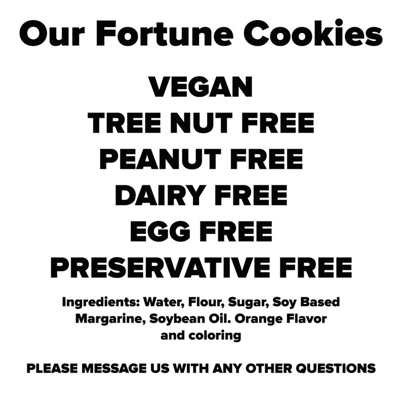 6 Customized Fortune Cookies Use Your Own Messages Etsy