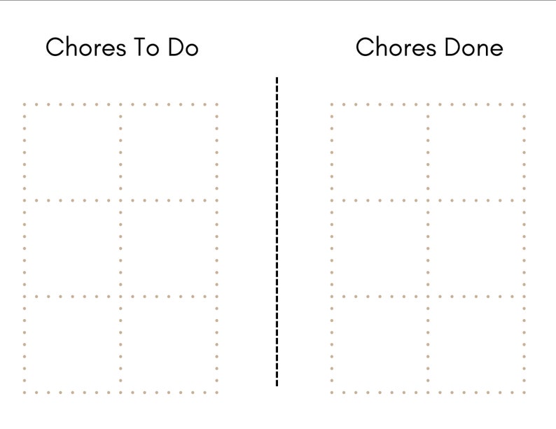 Editable Chore Cards & Chart, Toddler Daily Rhythm, Visual Chore Cards ...
