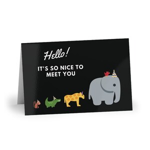 Welcome Baby Card, Congratulations New Baby Greeting Card,  New Baby Card,  Blank Note Card