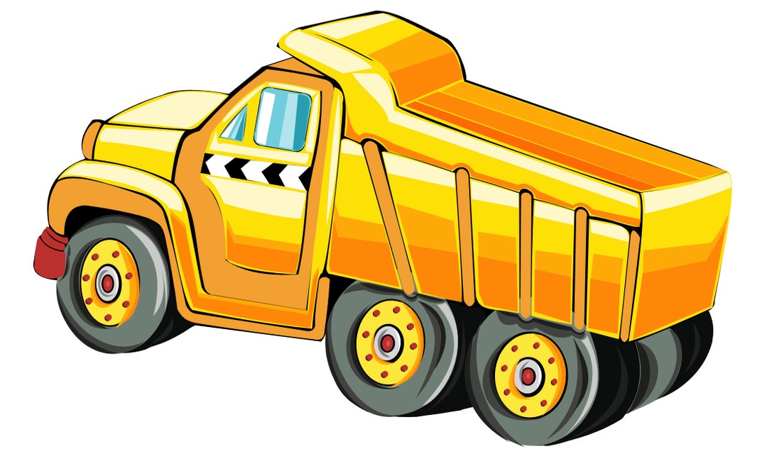 Camión de volteo camión de volteo construcción de camiones - Etsy México