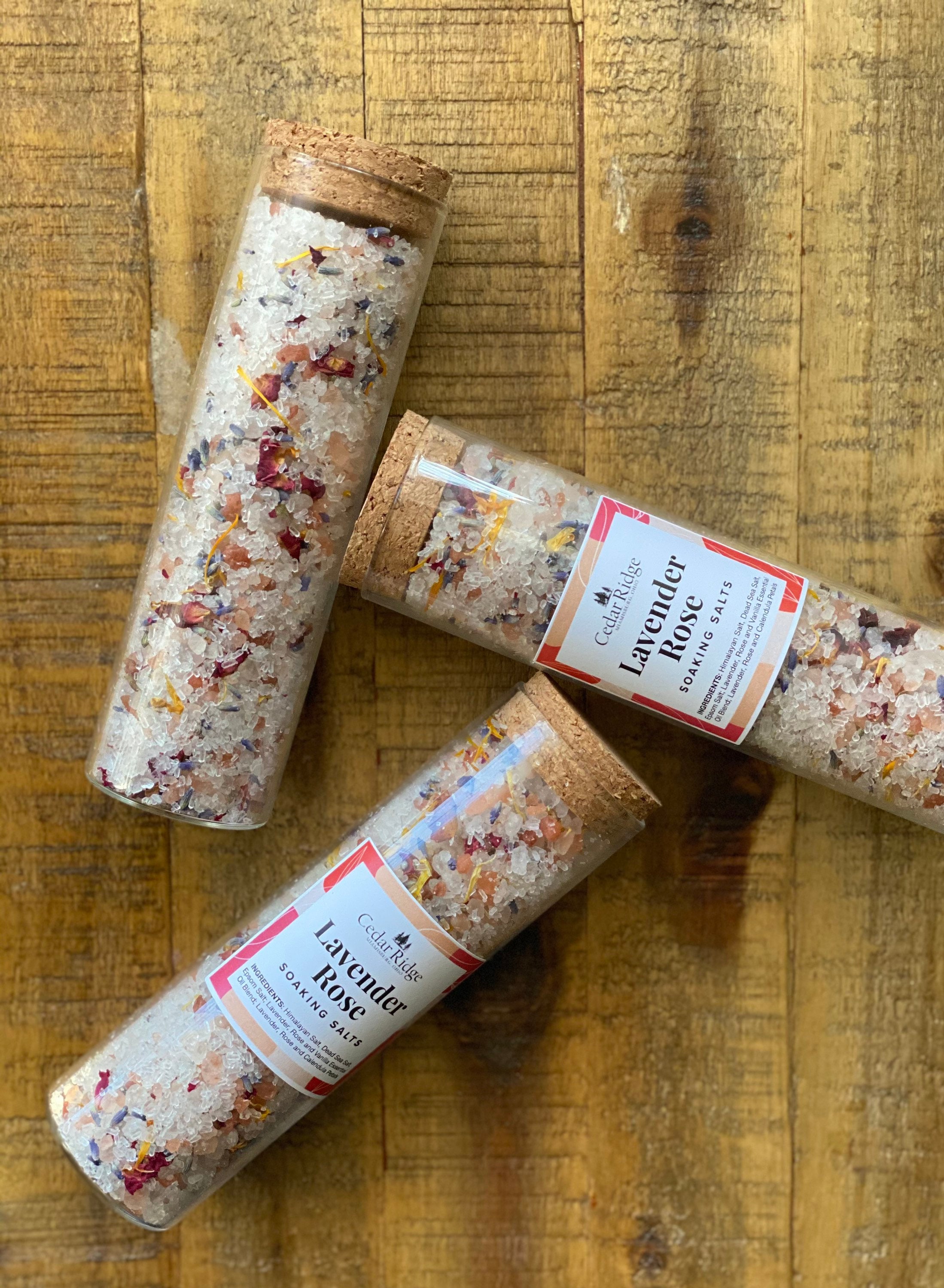 Soaking Salts Pedicure Soak Bath Salts Lavender Rose Etsy