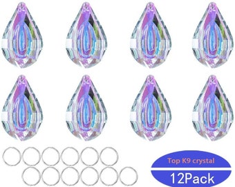 45mm Round Clear Crystal Prisms Suncatcher Pendants Decor Accessories For Chandelier Parts DIY Home Wedding Decor Accessories 45mm Round Clear Crystal Prisms Suncatcher Pendants Decor Accessories For Chandelier Parts DIY Home Wedding Decor Accessories