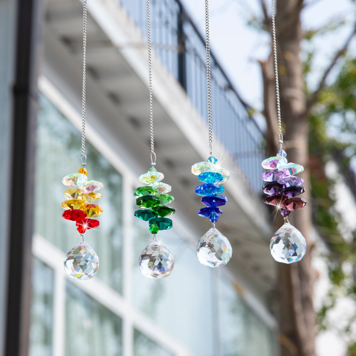 Handmade Window Hanging Suncatcher Rainbow Maker 20mm Etsy