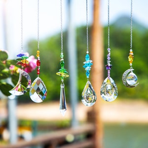 H&D HYALINE & DORA 6PCS Suncatchers Crystal Chandelier Prism Hanging Ornament for H&D HYALINE & DORA 6PCS Suncatchers Crystal Chandelier Prism Hanging Ornament for