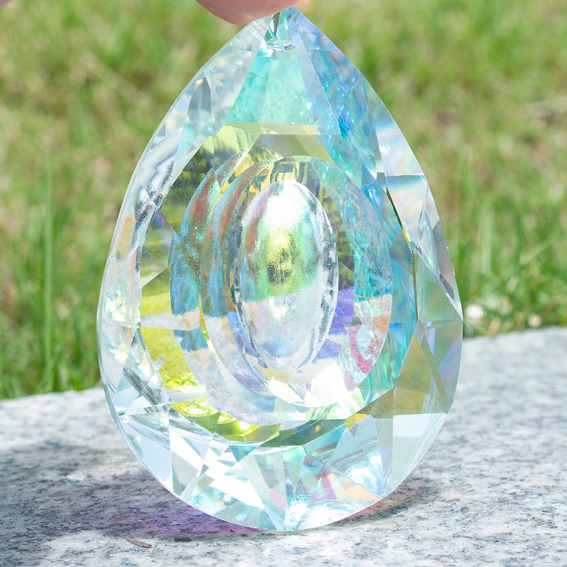 Hanging Crystals Prism Suncatcher for Windows Decoration 89mm Etsy