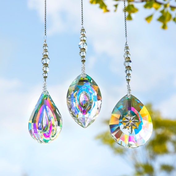 Decorative glass sale prisms