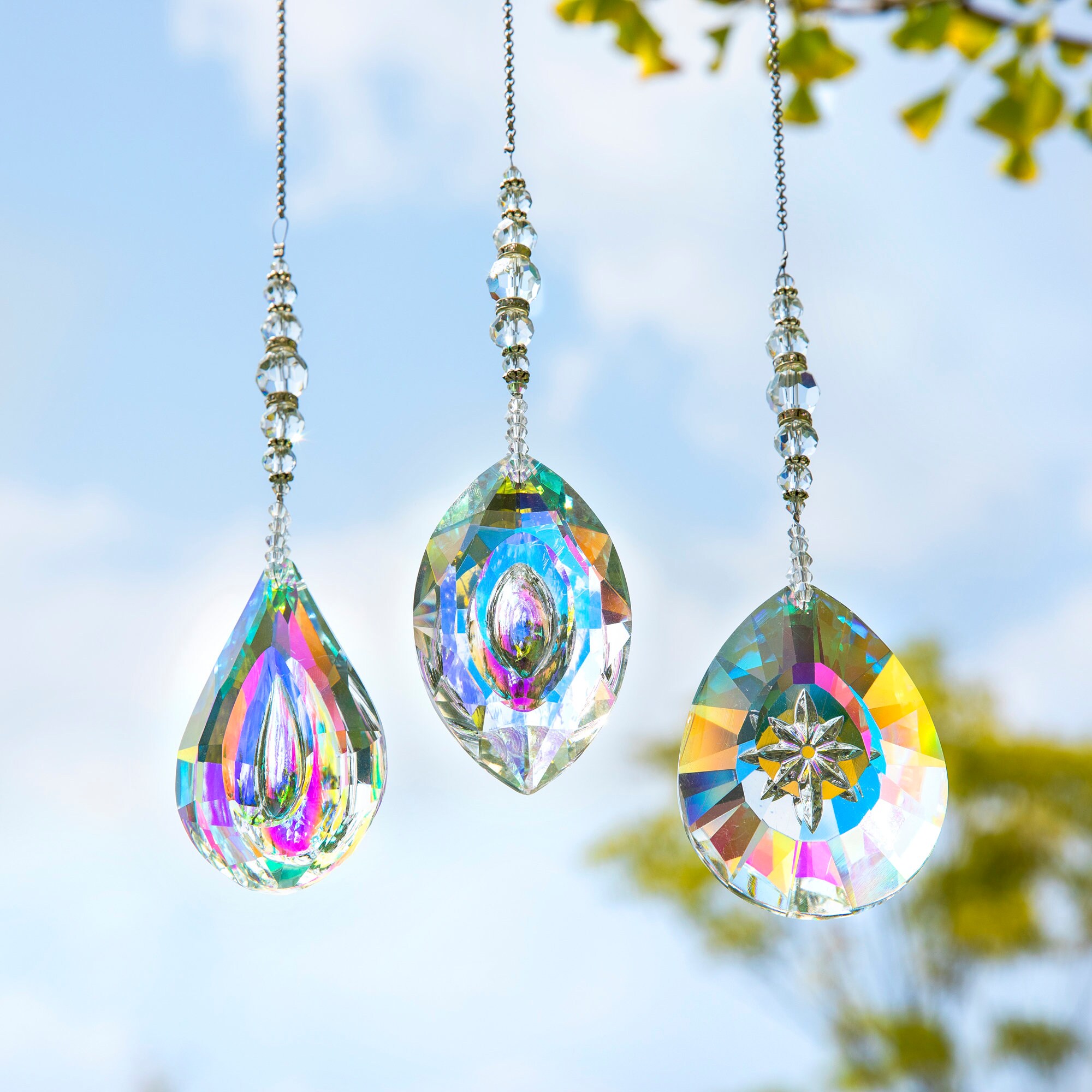 Home & Living Home Décor Window Prisms Window Sun Catcher Hanging Prism Drop Prism Hot Pink