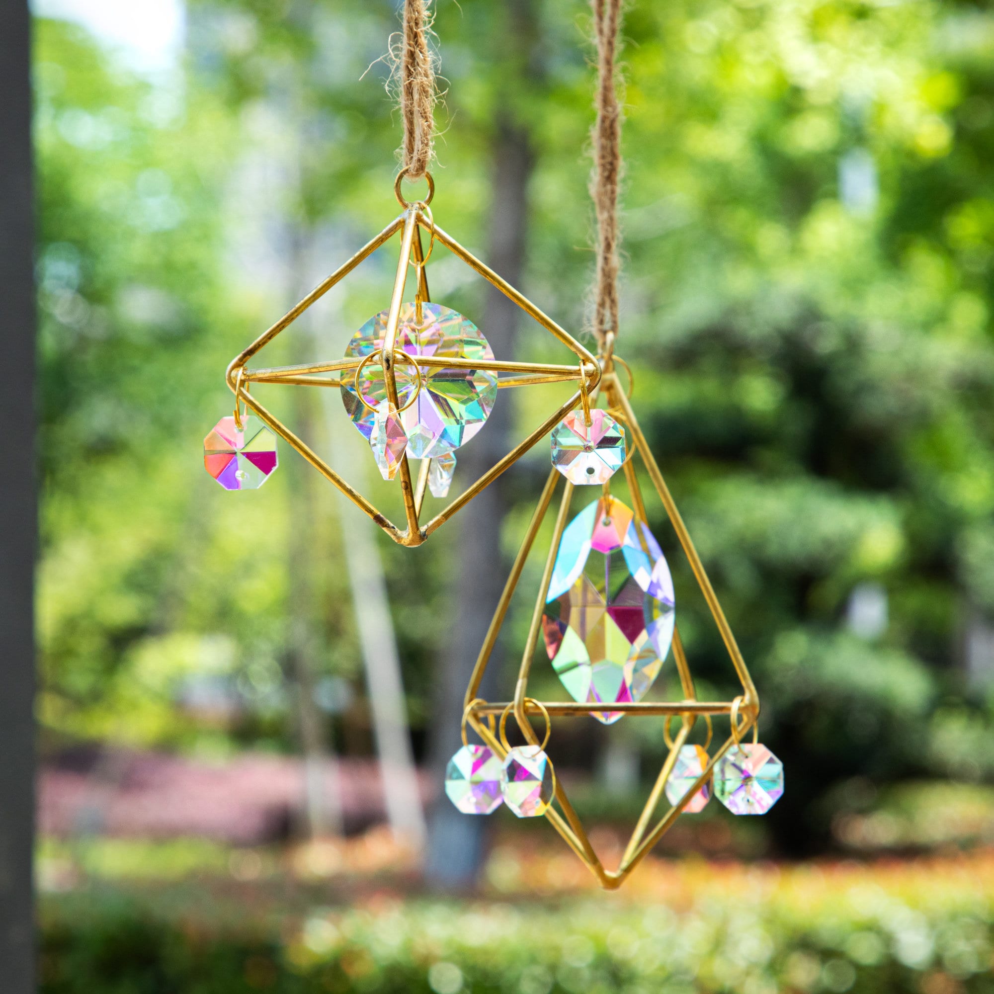 Handmade Set 2 Crystal Suncatchers Window Chandelier Crystals Etsy Handmade Set 2 Crystal Suncatchers Window Chandelier Crystals Etsy