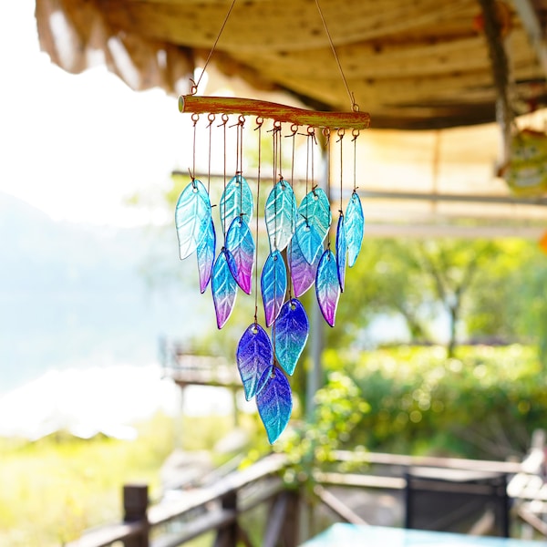 Stained Glass Wind Chimes Etsy