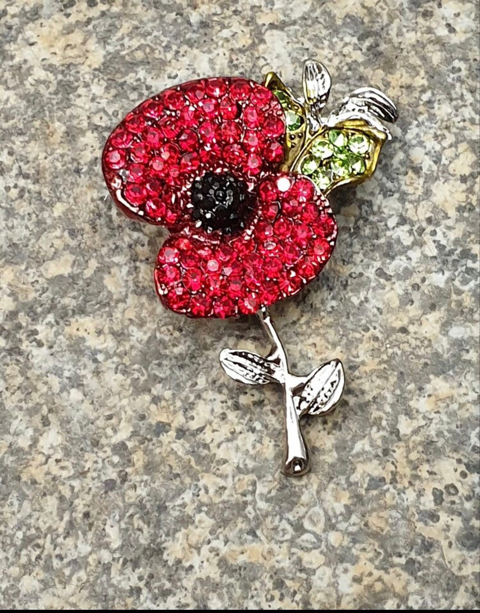 Poppy brooch Remembrance Day Etsy