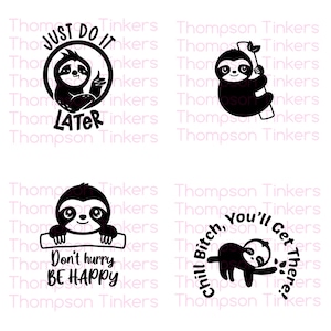 Faultier SVG Bilder