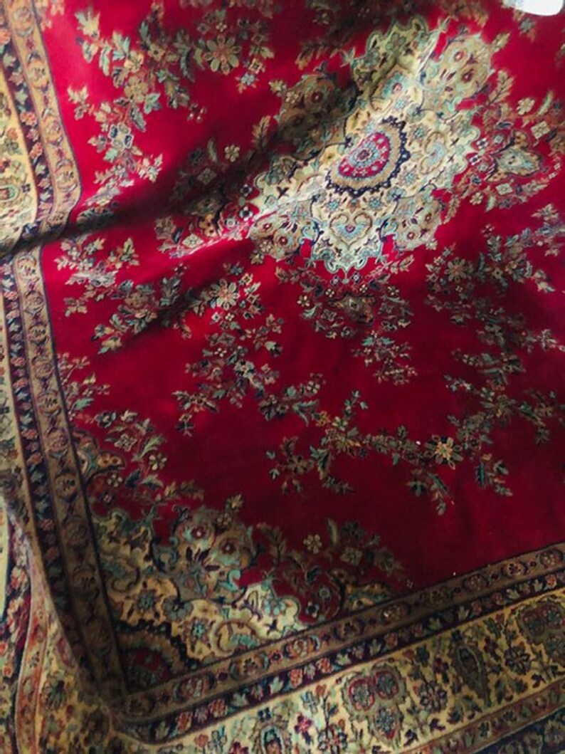 Massive Antique/Vintage Wilton Pure Wool Rug//carpet 3.6m x Etsy