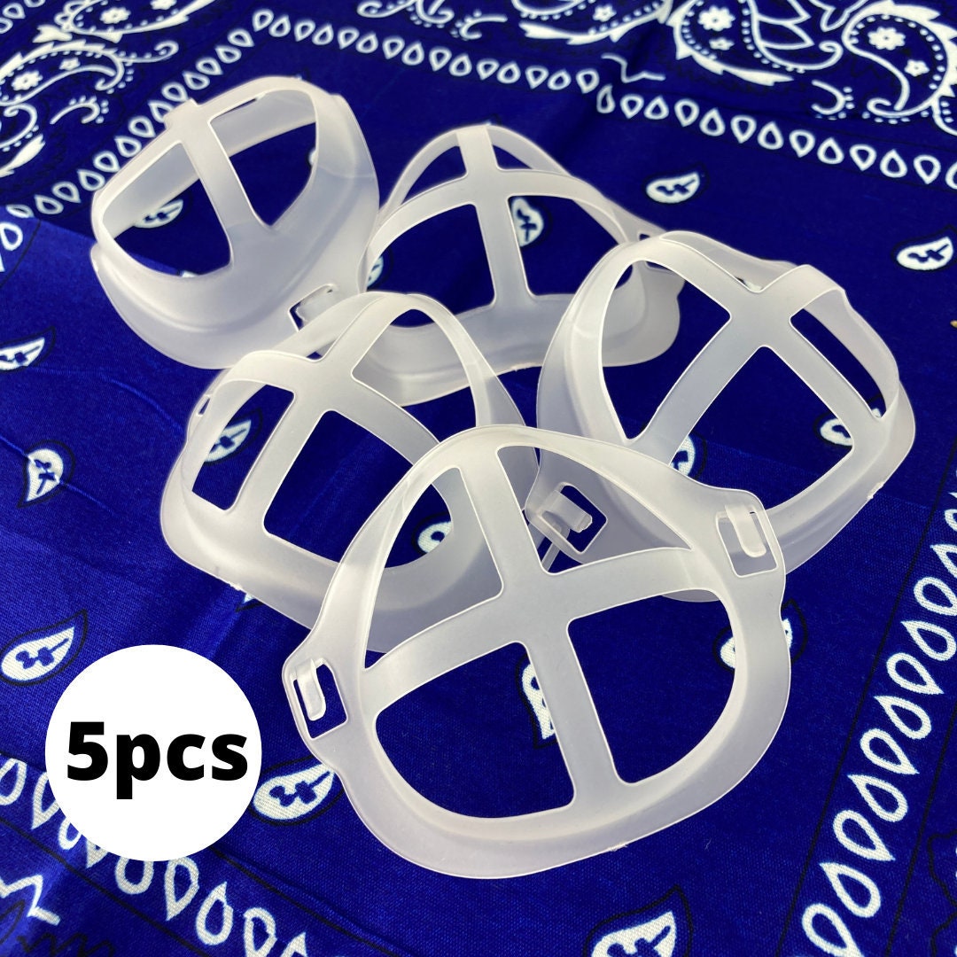 3D Silicone Face Mask Bracket With Hook for Easy Breathability Etsy