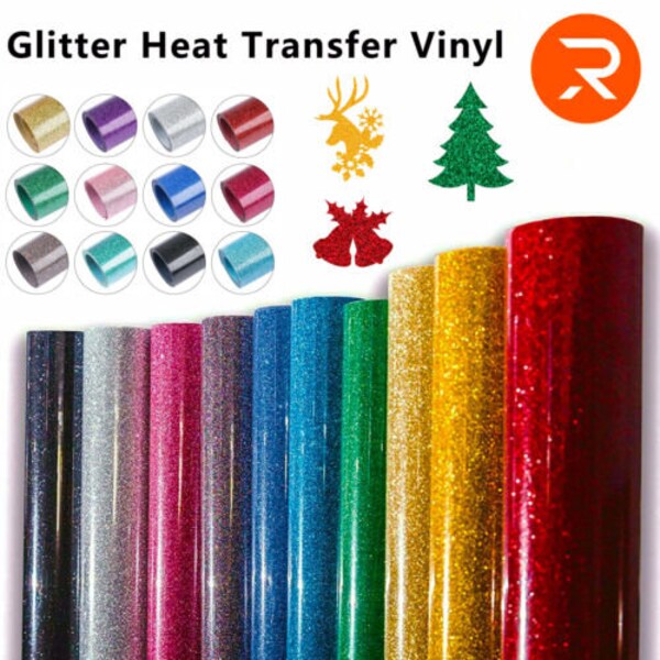 Glitter Heat Transfer Vinyl - Etsy