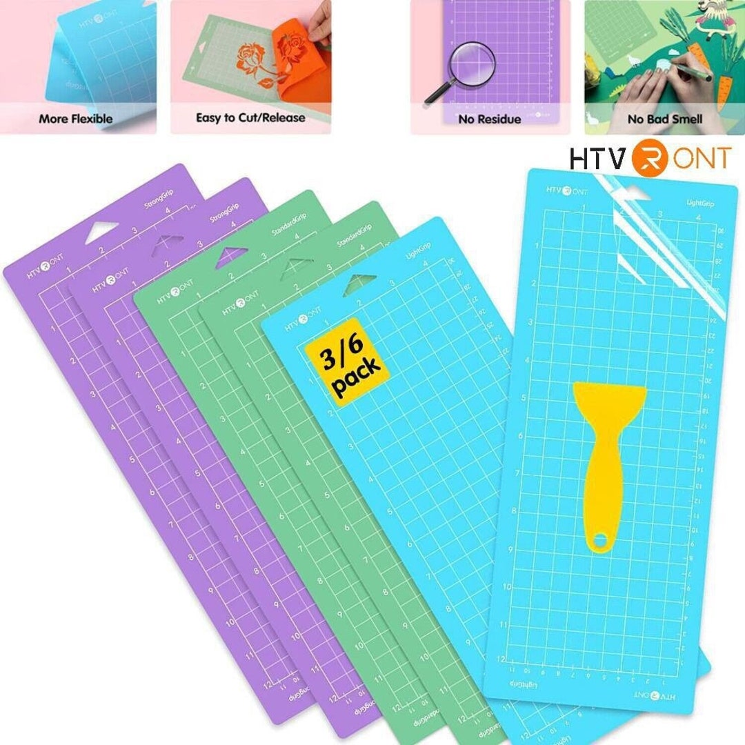 3/6pack 4.5x12 Quilting Mats for Cardstock HTV 