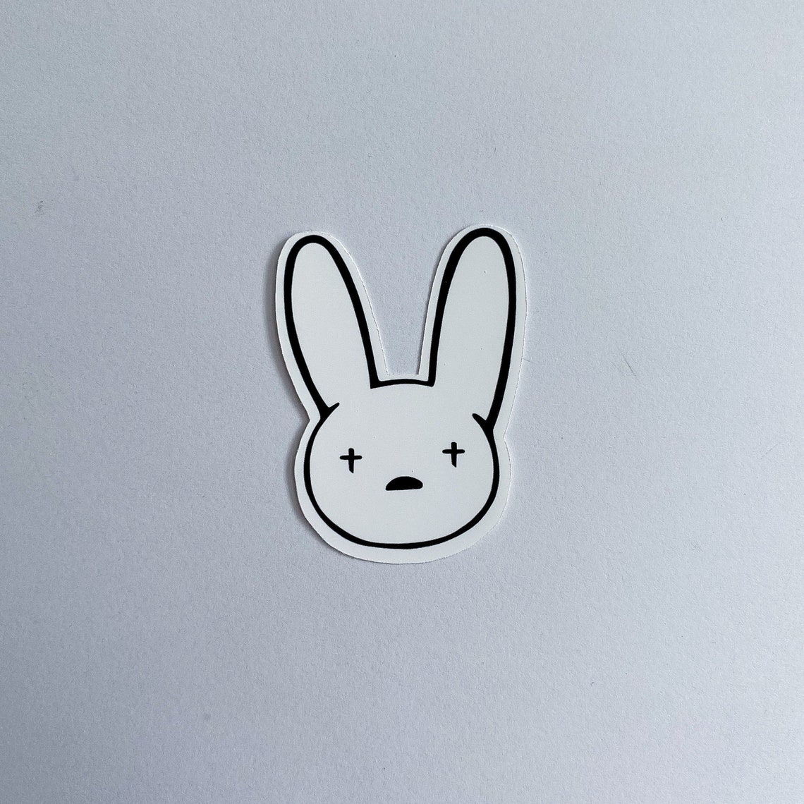 Bad Bunny Logo Black And White
