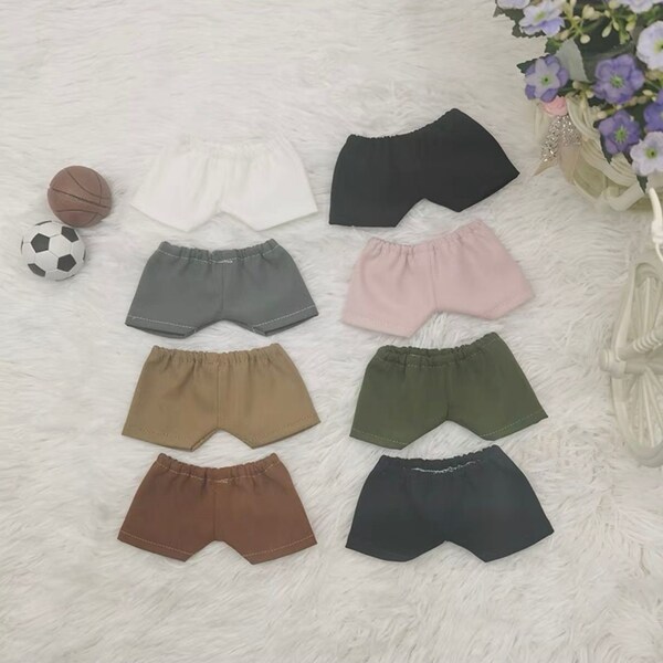 20cm cotton doll clothes 20CM plush clothes 15CM pants casual pants