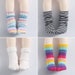 Yosd doll  1/6 BJD SD socks clothes Accessories Elasticity Sweet lovely rainbow stripe Thread Simplici Socks easy matching clothes 