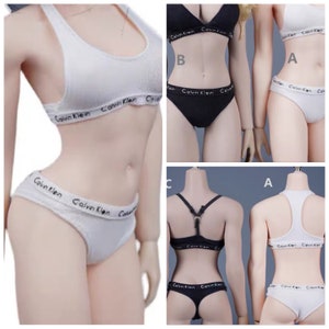 1/6 Scale Female White Lace Underwear Set for PH UD JO Action