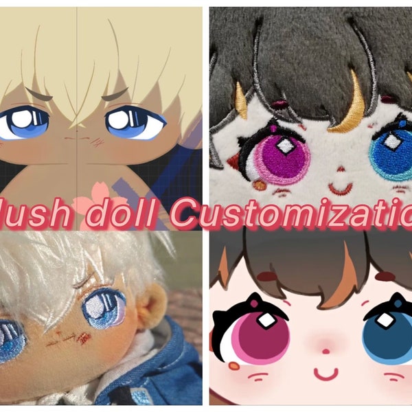 Custom Plush Doll Custom Doll Idol plush doll customization Character plush doll custom 10cm 15cm 20cm Plush Doll Commisssion