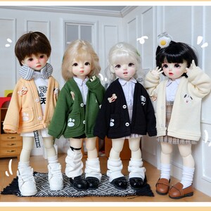 4 colors 1/6BJD Clothes Fashion wool sweater SD Sweatshirt YOSD clothes YOSD coat dog coat